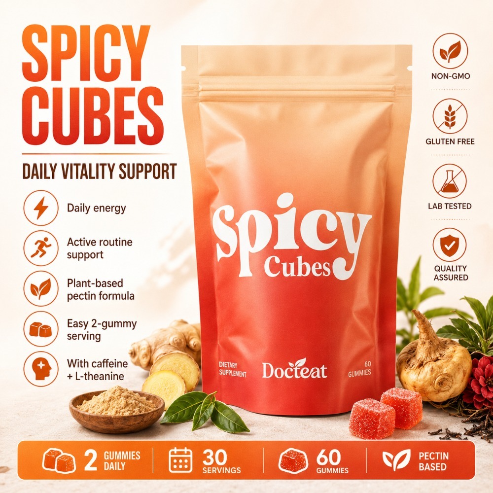 Wellness Herbal Tea Blends - Docteat Acılı Küp Şekerler 60 Adet
