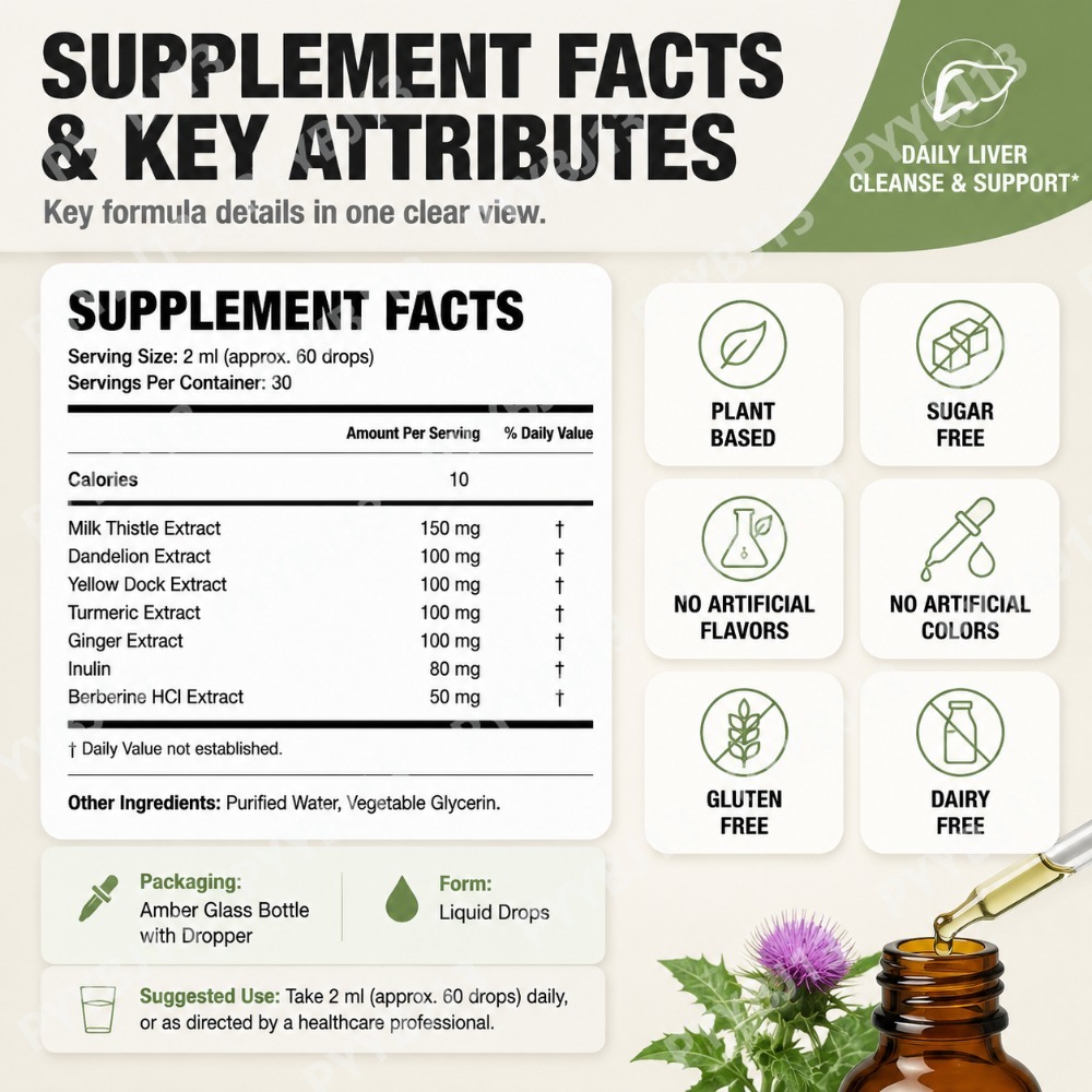 Karaciğer Destek Damlaları, Be - Herbal Wellness Formula incelemesi ve fiyatı